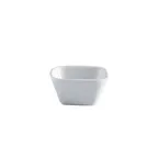 image of GET PA1101977024 3-1/5 Oz. Sauce Bowl, 3" Square, Porcelain, White Microwave/Dishwasher Safe 1 Dozen