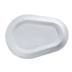 image of GET PA1101987706 Platter, 14-3/8" x 10-1/6", Porcelain, Scratch/Chip Resistant, Bright White