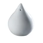 image of GET PA1101989912 Pepper Shaker, 2-1/6" Porcelain, White, Scratch-Resist, DW/MW Safe 380°F - Dozen