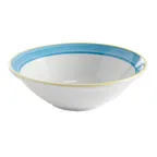 image of GET PA1601903224 Porc. Bowl 7" 15.5 Oz Yellow Edge/Corona/Calypso/Blue Round G.Use Scratch - Dozen