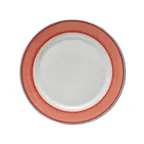 image of GET PA1602902024 8" Porcelain Plate, Rolled Edge, Scratch-Resist, Microwave/Oven Safe 380°F - Dozen