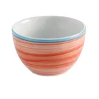 image of GET PA1602904524 - Bouillon, 8‑4/5 Oz, 4" Dia, Porc Blue, Safe 380°F, Coral/Calypso/Corona - 1 Dozen