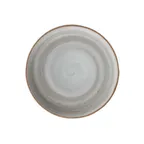 image of GET PA1607712812 Plate – 11" Round Coupe Rim, Rolled Edge Porcelain in Grey Artisan - Dozen