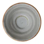 image of GET PA1607900324 Tea/Bouillon Saucer, 6-1/2" Dia., Rolled, Porcelain, Grey, 380°F Safe – 1 Dozen