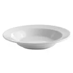image of GET PA1647903712 Soup Bowl – 9.75" Rimmed Edge, 18.6 Oz White Porcelain, Microwave Safe - Dozen