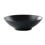 image of GET PA1941923224 Porcelain Bowl, 7¼" Dia, 18.4 oz, Black Reactive Glaze, General Usage - Dozen