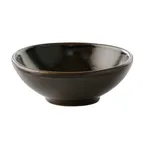 image of GET PA1942930024 Mini Bowl – 3-3/4" Dia., 2.7 Oz, Porcelain, Dark Brown Glaze, General Use - 1 Dozen
