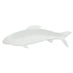 image of GET PHT05-MOD - Bugambilia Trout Dish, 20.67" L x 7.48" W x 2.09" Deep, Cast Aluminum Coating