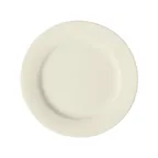 image of GET PP1100702524 9-1/4" Porcelain Round Plate, Rolled Edge, Off‑White, Oven Safe To 380°F - 1 Dozen
