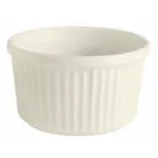 image of GET PP1100707324 Ramekin, 6-3/8 Oz, 3-3/4" Diameter, Off White, Porcelain, Oven/Dishwasher Safe, 1 Dozen