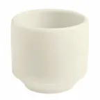 image of GET PP1100909024 Egg/Ketchup Cup, 1-1/2 Oz, 2", Round, Rolled Edge, Porcelain, Off White - 1 Dozen