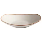 image of GET PP1605723224 Bowl – 10.3 Oz 7-1/3" Round Porcelain Beige Rolled Edge Dish/Oven Safe - Dozen