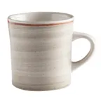 image of GET PP1607726424 Mug - 5" 11 Oz Grey Porcelain Handle, Microwave/Dishwasher Safe 380°F - Dozen