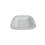 image of GET PS053G Bugambilia Platter, 93 Oz, 15-3/4" Square, 2-1/2" Deep, Cast Aluminum Gray
