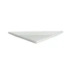image of GET PT001-MOD Bugambilia Buffet Platter, 10" x 10", 1/2" Deep, Triangle, Cast Aluminum Resin Coated