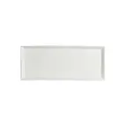image of GET PU000T Bugambilia Platter, Rectangular 11"L x 5"W x 0.59"D, Cast Aluminum Terracotta Coating