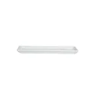 image of GET PU002CB Bugambilia Buffet Platter, 19" x 7.5" Rectangular Aluminum Coated, Cranberry