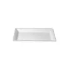 image of GET PU044LM Bugambilia Buffet Platter – 104.8 oz, 21" x 13" Aluminum, Lime Resin Coating, 2" Deep