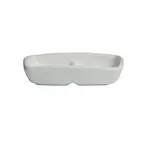 image of GET PUW01MC Bugambilia Condiment Bowl, 23.67 oz (5.12"L x 3.03"W x 1.18"D), Divided Aluminum Mocha