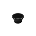 image of GET R15SM-B Ramekin, 1.5 Oz., 2-3/8" Dia. X 1-1/4" H, Black Melamine, Break & Chip Resistant