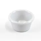 image of GET R2SM-W Ramekin, 2 Oz, 2-3/4" Dia x 1-1/2" H, White Melamine, Dishwasher Safe, BPA Free