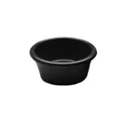image of GET R4SM-B Ramekin, 4 oz., 3-1/4" Dia × 1-5/8" H, Black Melamine, Dishwasher Safe