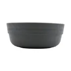 image of GET RB-2-15-WM/GRM Soup/Salad Bowl 15 Oz 20 Oz Rim Round 4"‑5" 3/4 Qt Melamine White/Gray - Dozen