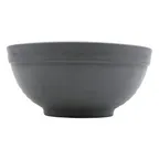 image of GET RB-2-70-WM/GRM Roca Balance Bowl, 32 oz 7" Round, White/Gray Matte, Stackable Melamine - Dozen