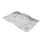 image of GET RFS303 Cheforward Endure Platter, 19-3/5"L x 14"W x 2"H, Gray Melamine Pebble