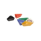 image of GET RM-202-BK Ramekin, 3 Oz., Triangle Shape, Melamine, Black, NSF - 1 Dozen