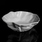 image of GET RNX205 Cheforward Rainex Bowl – 23-7/10 oz., 7-1/2" Dia., 1-1/2" H, White BPA‑Free Melamine