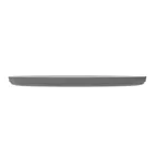 image of GET RO-2-1410-WM/GRM Platter, 14" x 10", Oval Stackable Melamine, White Matte Inside Gray Matte