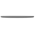 image of GET RO-2-2016-WM/GRM Roca Platter, 20" x 16", Oval, Stackable, Melamine, White Inside/ Gray Outside