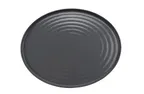 image of GET RO-2016-WS/GRM Roca Glazed Oval Platter 20" x 16", Melamine, Two-Tone White/Gray, BPA Free, NSF