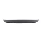 image of GET RP-2-11-WM/GRM - 11" Melamine Dinner Plate, Round White Inside Gray Outside, Stackable - Dozen
