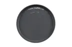 image of GET RP-9-WS/GRM Dinner Plate, 9" Round, Rim, White/Gray Melamine, BPA‑Free, NSF – Dozen