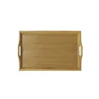 image of GET RST-2516-N Room Service Tray, 25" x 16", Rectangular, Hardwood, Natural