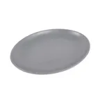 image of GET RT1310OV-GS Plate, 51 oz, 13" x 10" x 1 3/4", Oval Deep Melamine, Gray Dishwasher Safe, BPA‑Free
