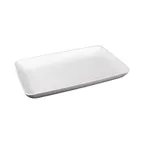 image of GET RT15RC-OW Elite Global Solutions Platter, 15.5"W x 10.9"D x 3.9"H, Rectangular Melamine, Off White