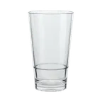 image of GET S-18-CL Revo Pint Glass, 20 oz, 3-2/5" dia. x 6-4/5" H, Clear, SAN, Stack, BPA‑Free - Dozen