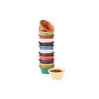 image of GET S-620-RO Ramekin, 2 Oz., 2-3/4" Dia. x 1-1/2" H, Melamine, Rio Orange, Dishwasher Safe - 1 Dozen