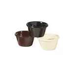 image of GET S-630-BK Melamine Ramekin, 3 Oz., 3" Dia. X 1-1/2" Deep, Black, Break-Resistant, 1 Dozen