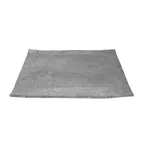 image of GET SB-1612-MNS Moonstone™ Appetizer Plate, 15 3/4" x 11 3/4" x 1/2"H, Black Melamine, Gloss Finish