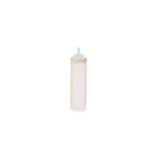 image of GET SB-24-CL Clear Squeeze Bottle, 24 Oz., 2-3/4"W x 10-1/2"H, Wide Mouth, Polyethylene, 1 Dozen