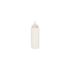 image of GET SB-32-CL Clear Squeeze Bottle, 32 Oz., 3-1/8"W x 10-1/2"H, Wide Mouth, Polyethylene - 1 Dozen