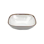 image of GET SB-80-RM Rustic Mill™ Bowl, 2.5 Qt (10" x 10" x 2-1/2"), Melamine, Cream Base, Break‑Resistant