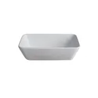 image of GET SBWRB1PC Bugambilia Bowl – 8" L x 10" W x 4" Deep Rect Aluminum Pacific Blue Resin
