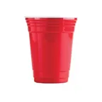 image of GET SC-16-R Tumbler – 16oz, 4.13” Dia × 4.95” H, Red Polypropylene, Smooth – 1 Dozen