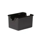 image of GET SC-66-BK Sugar Caddy, 3-1/2" X 2-1/2" X 2" H, Rectangular, BPA Free, Black Plastic - Dozen