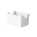 image of GET SC-66-W Sugar Caddy, 3-1/2" x 2-1/2" x 2" Rectangular, BPA Free, White Plastic - Dozen
